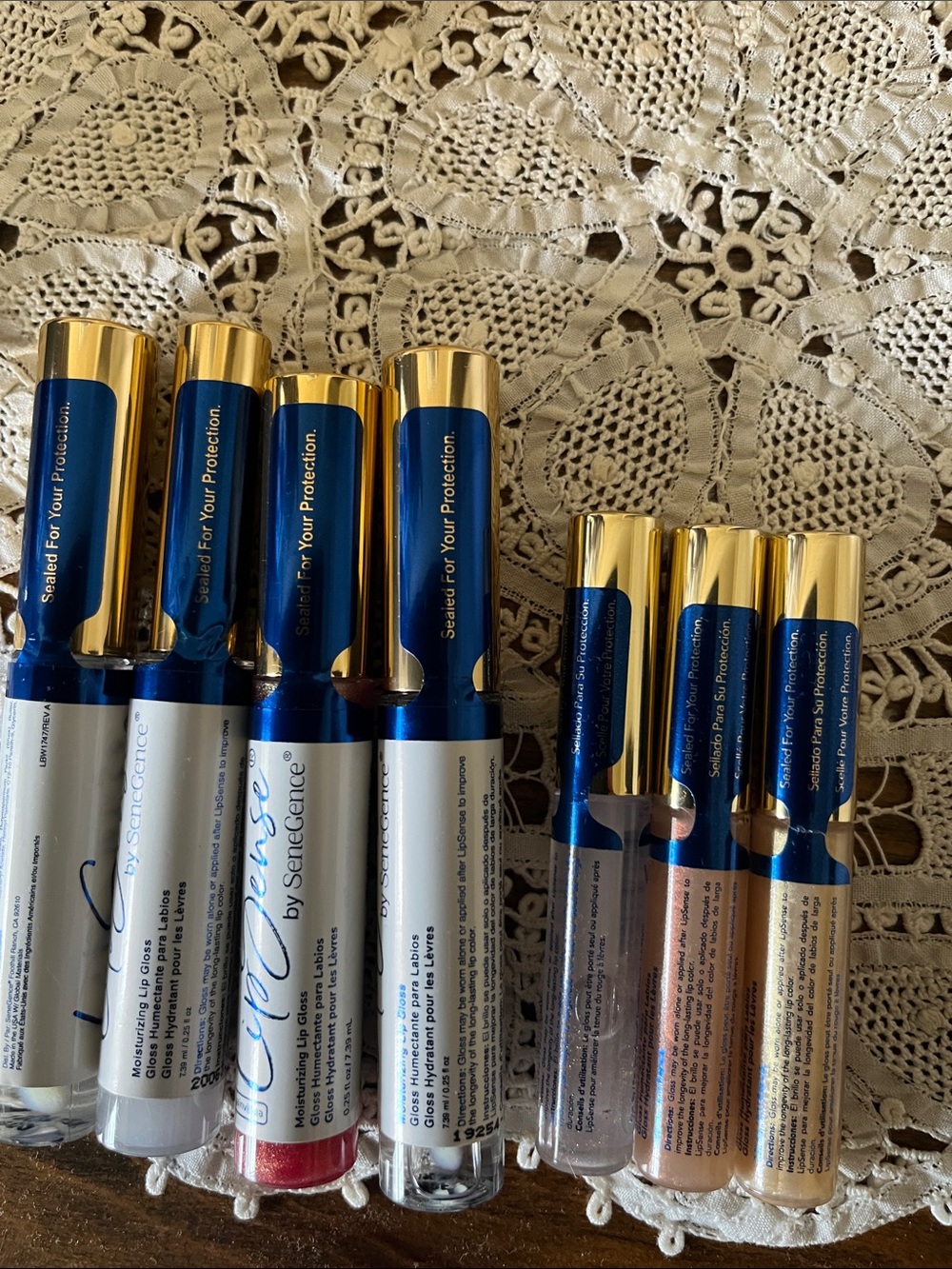 NWT SEALED LipSense Moisturizing 7 Lip Gloss Bundle - Picture 3 of 3